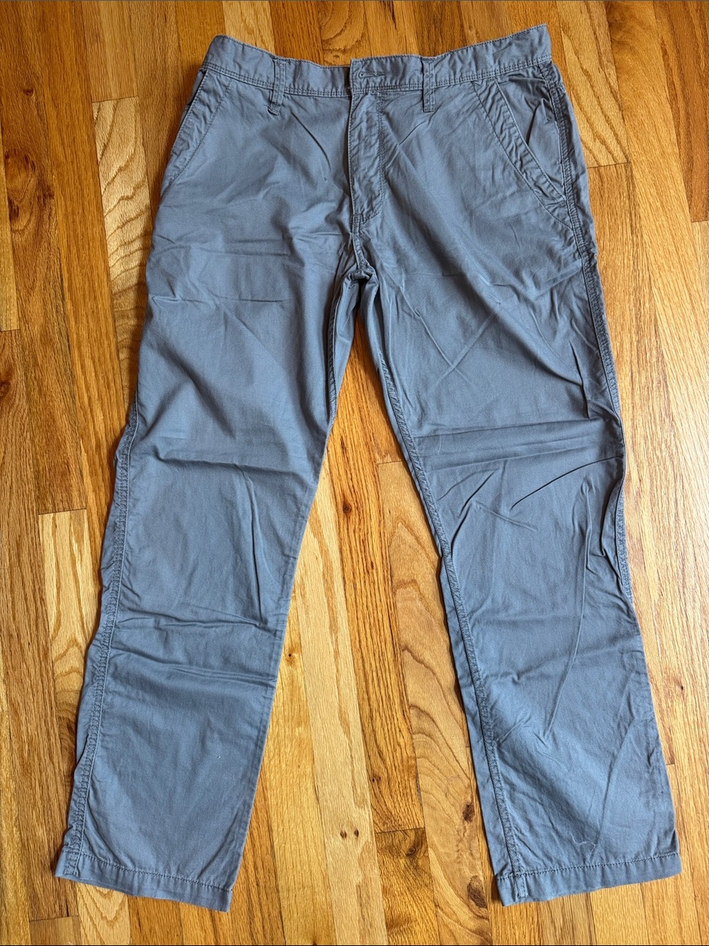 Calvin Klein Jeans Light Gray Chinos